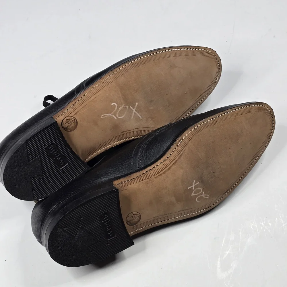 Vintage‎ Wright Arch Preserver Rutgers Union Black Pebble Leather Shoes 11.5D